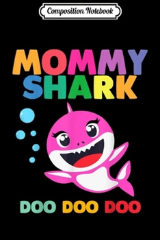 Composition Notebook: Mommy Shark Mother Grandma Halloween Christmas  Journal/Notebook Blank Lined Ruled 6x9 100 Pages