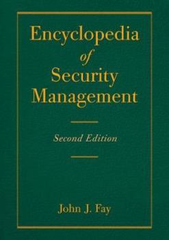 Hardcover Encyclopedia of Security Management Book