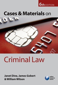 Paperback Cases and Materials on Criminal Law Book