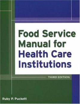 Paperback Food Service Manual For Health Care Institutions Book
