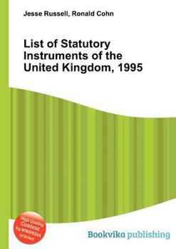 Paperback List of Statutory Instruments of the United Kingdom, 1995 Book