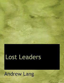Paperback Lost Leaders [Large Print] Book