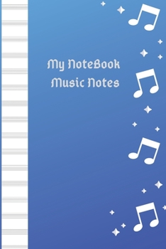 Paperback My NoteBook Music Notes Book