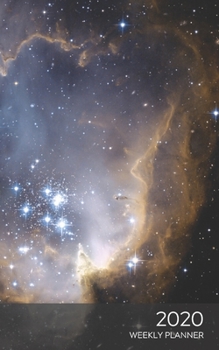 2020 Weekly planner: Compact weekly planner 2020 | Space theme