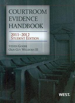 Paperback Courtroom Evidence Handbook 2011-2012 Book