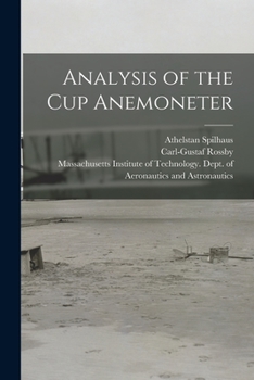 Paperback Analysis of the Cup Anemoneter Book