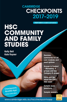 Paperback Cambridge Checkpoints HSC Community and Family Studies 2017-19 Book