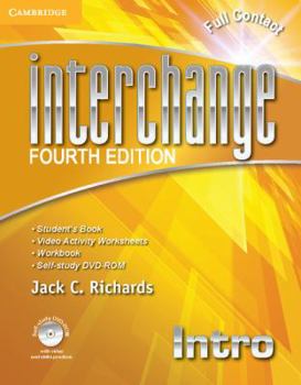 Paperback Interchange Intro Full Contact with Self-Study DVD-ROM [With DVD ROM] Book