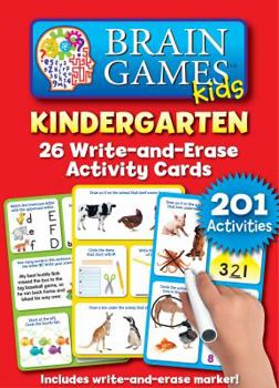 Cards Brain Games Kids K Write-and-Erase Activity Cards Book