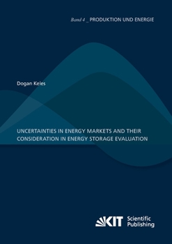 Paperback Uncertainties in energy markets and their consideration in energy storage evaluation Book