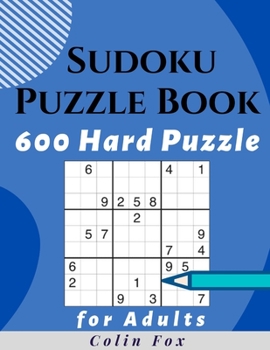 Paperback Sudoku Puzzle Book 600 Puzzles: 600 Hard Puzzle Book