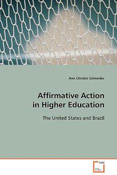 Paperback Affirmative Action in Higher Education Book