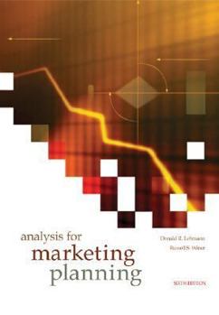 Paperback Analysis for Marketing Planning Book