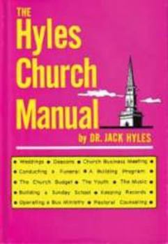 Paperback Hyles Church Manual Book