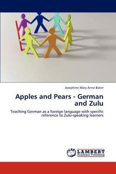 Paperback Apples and Pears - German and Zulu Book