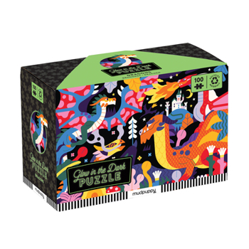 Misc. Dragons 100 Piece Glow in the Dark Puzzle Book