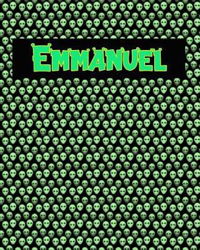 Paperback 120 Page Handwriting Practice Book with Green Alien Cover Emmanuel: Primary Grades Handwriting Book