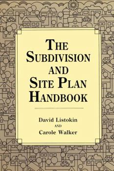 Hardcover The Subdivision and Site Plan Handbook Book