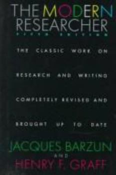 Hardcover The Modern Researcher Book
