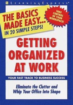 Paperback Getting Organized at Work Book