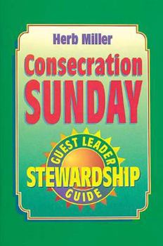 Paperback Consecration Sunday Stewardship Program Guest Leader Guide Book