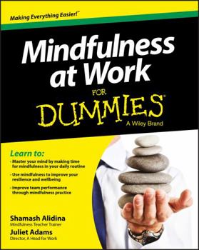 Paperback Mindfulness at Work For Dummies Book