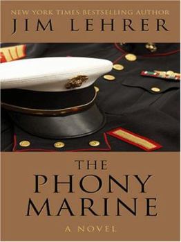 Hardcover The Phony Marine [Large Print] Book