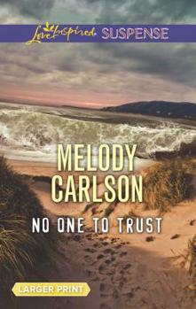Mass Market Paperback No One to Trust [Large Print] Book