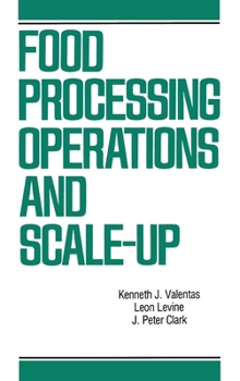 Hardcover Food Processing Operations and Scale-up Book