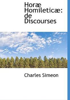 Hardcover Hor Homiletic: de Discourses Book
