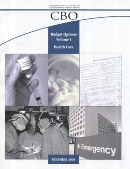 Paperback Budget Options, Volume I: Health Care Book