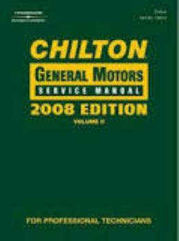 Hardcover Chilton General Motors Service Manual 2010 Edition Volume 1 2008-2010 Models P/N 163661 Vol 1 of 3 Book