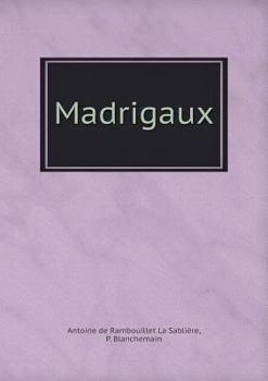 Paperback Madrigaux [French] Book