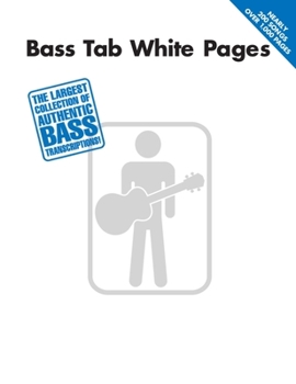 Paperback Bass Tab White Pages Book