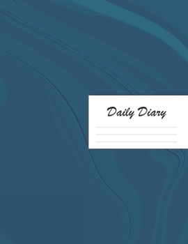 Daily Diary: Blank 2020 Journal Entry Writing Paper for Each Day of the Year | Marble Design Pattern Blue | January 20 - December 20 | 366 Dated Pages ... Your Life, Set Goals & Get Things Done