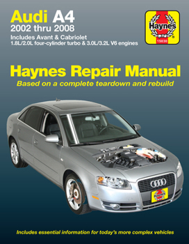 Paperback Audi A4: 2002 Thru 2008 Book