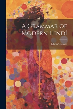 Paperback A Grammar of Modern Hindí Book