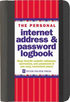 Spiral-bound The Personal Internet Address & Password Organizer Book