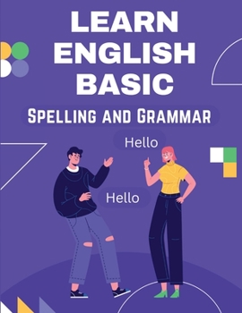 Paperback Learn English Basic - Spelling and Grammar Book