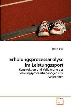 Paperback Erholungsprozessanalyse im Leistungssport [German] Book