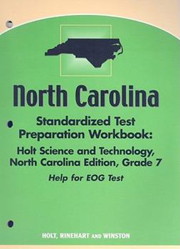 Paperback Science and Technology North Carolina: Standardized Test Prep Grade 7 Book