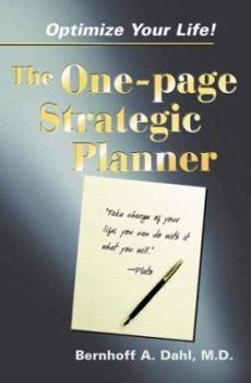 Paperback Optimize Your Life: The One-Page Strategic Planner Book