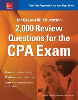 Paperback McGraw-Hill Education 2,000 Review Questions for the CPA Exam Book