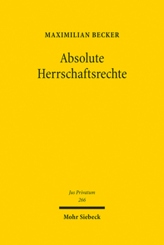 Hardcover Absolute Herrschaftsrechte [German] Book