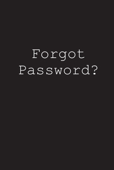 Paperback Forgot Password?: An alphabetized login tracker Book
