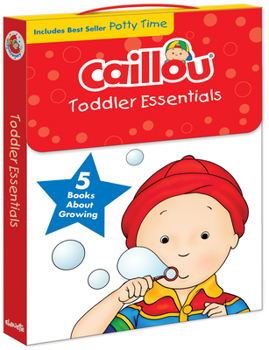 Hardcover Caillou, Toddler Essentials: 5 Books about Growing Book