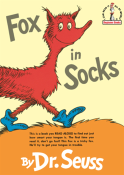 Library Binding Fox in Socks Book