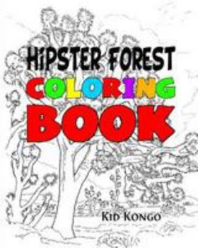 Paperback Hipster Forest Coloring Book