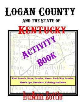 Paperback Logan County And the State of Kentucky Activity Book