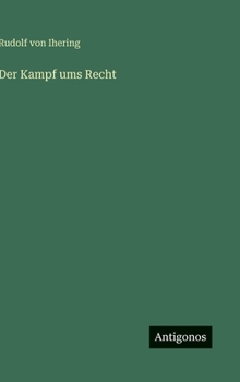 Hardcover Der Kampf ums Recht [German] Book